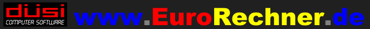 EuroRechner Kopfzeile